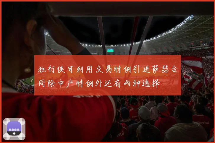 独行侠可利用交易特例引进萨瑟合同除中产特例外还有两种选择
